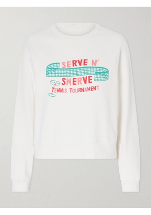 Mother - The Itty Concert Printed Cotton-jersey Sweater - Neutrals - x small,small,medium,large,x large