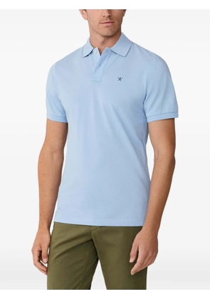 Hackett embroidered slim-fit polo shirt - Blue