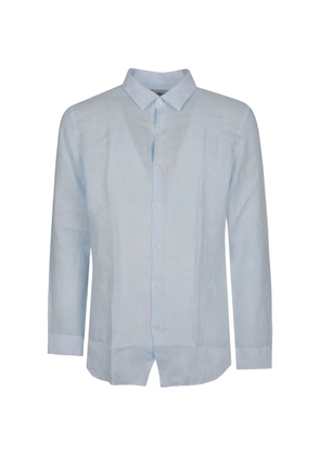 Altea linen long-sleeve shirt - Blue