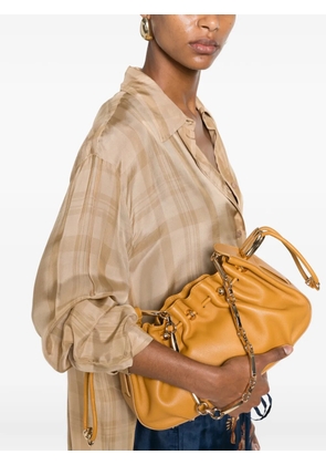 ZIMMERMANN Halcyon ruched chain-link shoulder bag - Orange