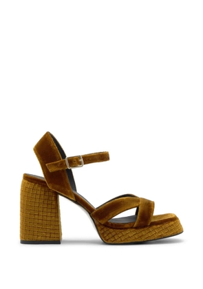 Castañer Vero braided-heel sandals - Brown