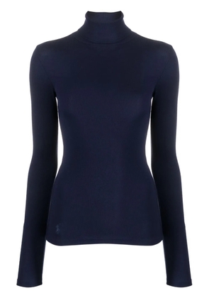 Polo Ralph Lauren lyocell-cotton blend rollneck jumper - Blue