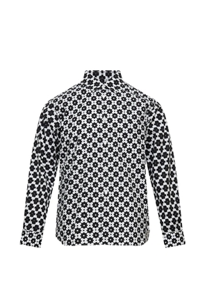 Comme des Garçons Homme Plus geometric-print long-sleeve shirt - Black