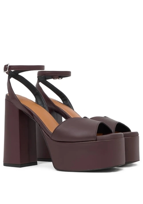 Castañer 80mm platform block-heel sandals - Red