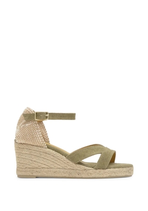 Castañer Bruna wedge espadrilles - Green