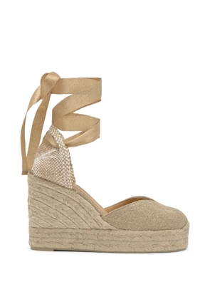 Castañer Chiara metallic espadrilles - Neutrals