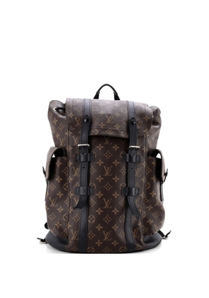 Louis Vuitton Pre-Owned Christopher Macassar Monogram Canvas MM backpack - Brown
