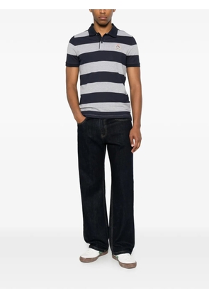 Johnny Lambs striped-pattern polo shirt - Blue