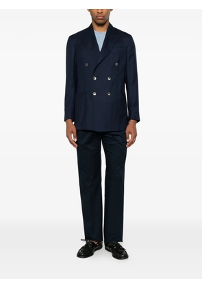 Germano 1952 straight-leg cotton trousers - Blue