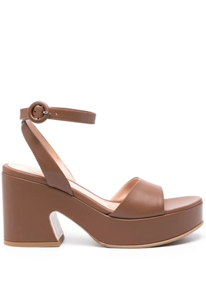 Gianvito Rossi Alma 85mm sandals - Brown