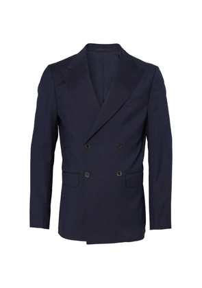 Low Brand double-breasted peak-lapel blazer - Blue