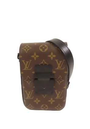 Louis Vuitton Pre-Owned Macassar S-Lock crossbody bag - Brown