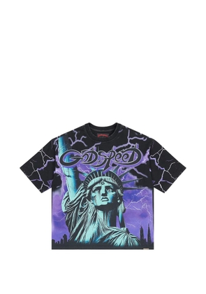 GODSPEED Voltage graphic-print T-shirt - Black