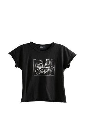 Enfants Riches Déprimés graphic-print raw-cut T-shirt - Black