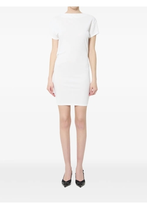 Jacquemus The Mistral draped open-back mini dress - White