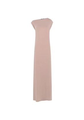 Seventy cap-sleeve boat-neck dress - Pink