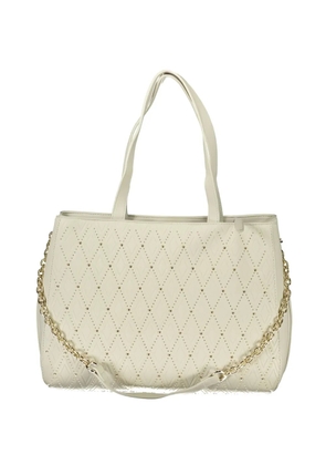 MARIO VALENTINO Nebraska studded tote bag - White