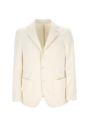 L.B.M. 1911 notch-lapel single-breasted blazer - Neutrals