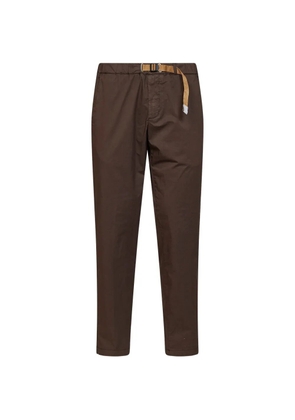 White Sand belted straight-leg trousers - Brown