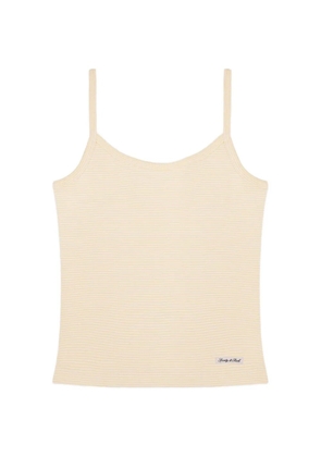 Sporty & Rich House striped tank top - Yellow