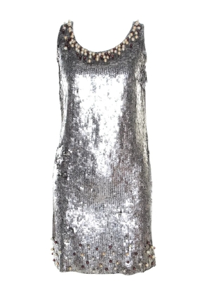 Valentino Pre-Owned sequin-embellished dress - Silver
