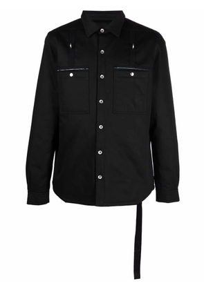 Rick Owens DRKSHDW cotton shirt jacket - Black