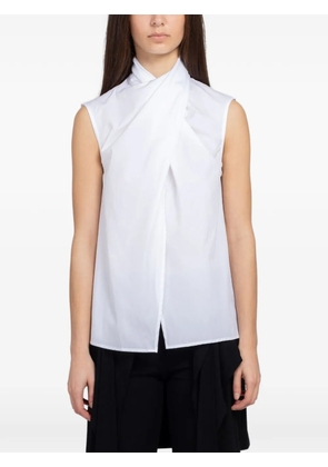 Beaufille Calla crossover sleeveless blouse - White