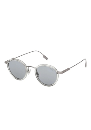 Zegna round sunglasses - Silver