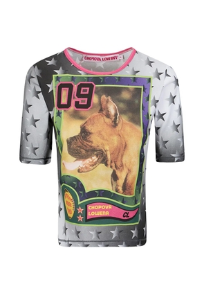 Chopova Lowena Deptford Dogs T-shirt - Grey