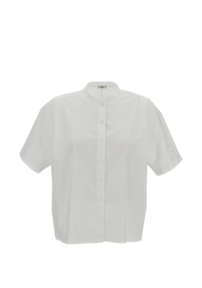 M.S.M. grandad-collar kimono-shoulder shirt - White