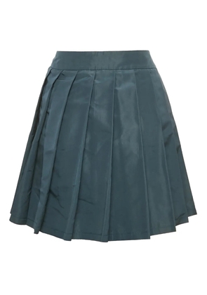 Miu Miu Pre-Owned pleated mini skirt - Blue