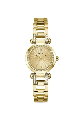 GUESS USA Ginger crystal-embellished 30mm watch - Gold