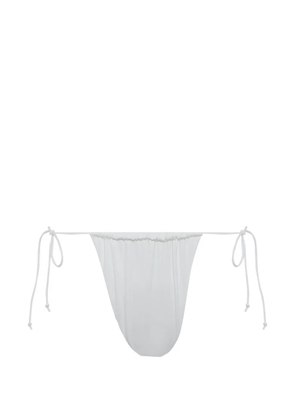 Myra Swim Jocelyn side-tie bikini bottoms - White