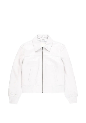 R13 Berlin leather jacket - White