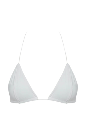 Myra Swim Sofia triangle bikini top - White