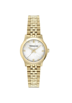 Ferragamo Duo 28mm watch - White