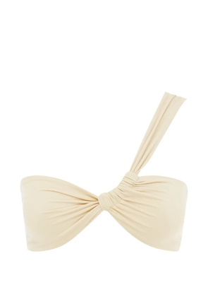 Myra Swim Enzo one-shoulder bikini top - Neutrals