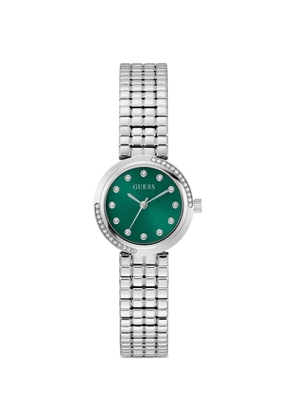 GUESS USA Clara crystal 28mm watch - Green