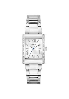 GUESS USA logo-detail 27mm watch - Silver