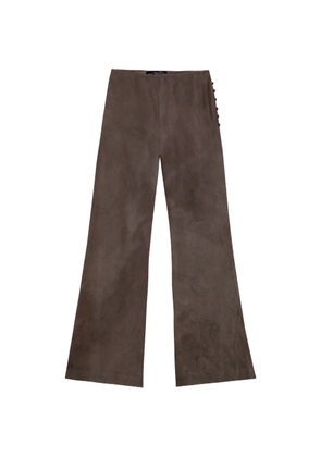 Cortana Poline side-button palazzo pants - Purple
