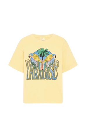 The Upside Paradise graphic-print T-shirt - Yellow