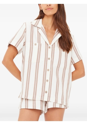 The Upside Baja Katia striped shirt - White