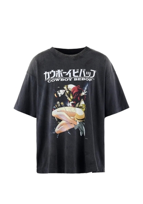 SAINT MXXXXXX x Cowboy Bebop graphic-print T-shirt - Black