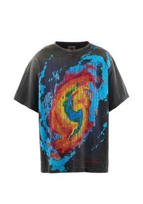 SAINT MXXXXXX graphic-print T-shirt - Black