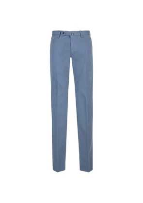 PT Torino micro-structured slim-fit trousers - Blue