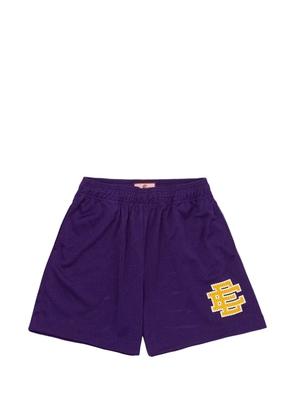 ERIC EMANUEL mesh texture shorts - Purple