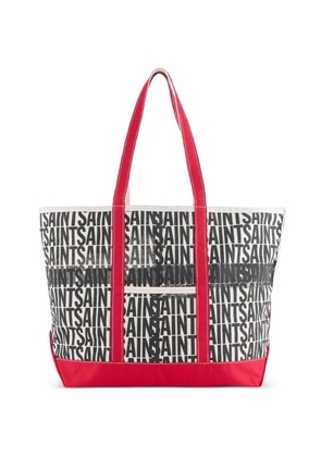 SAINT MXXXXXX logo-print tote bag - Black