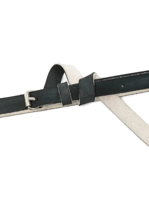 marina yee Origami leather belt - Black