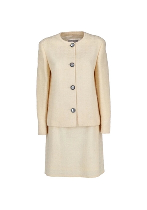 Mila Schon Vintage bouclé-knit skirt suit - Neutrals