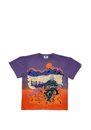 Warren Lotas The Singer ombre T-shirt - Purple